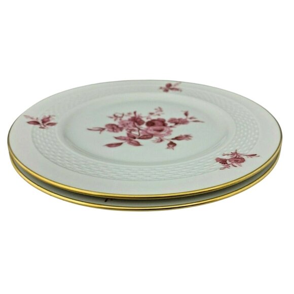 Vintage Hutschenreuther Hohenberg China - Serenade - Pair Salad Plates - 7.75" - Picture 9 of 9